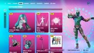 There are many Emotes that are part of the Hatsune Miku collaboration (Image Via Epic Games)